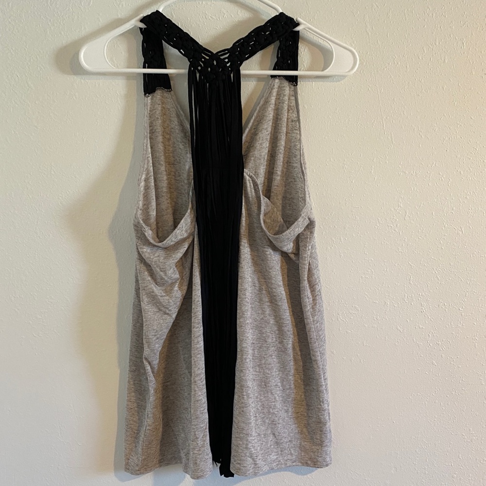 NWT - Lane Bryant x 6th & Lane 14/16- Macrame Fringe back Top